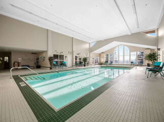 Dive into relaxation in this stunning indoor swimming pool, perfect for year-round enjoyment.