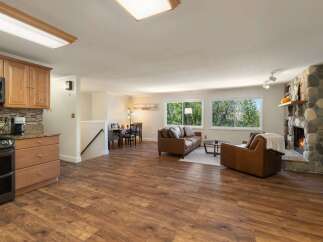Discover this inviting open-concept living space, perfect for entertaining.