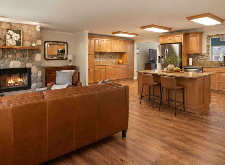 Experience the perfect blend of comfort and style in this open-concept living space.