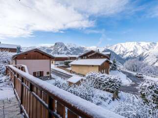 Experience the charm of a winter wonderland from this picturesque mountain village.