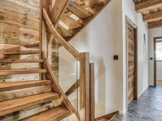 Experience rustic charm and modern elegance in this stunning mountain retreat.