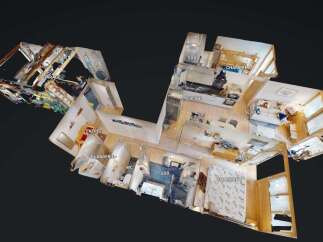 Discover this spacious property featuring a modern kitchen, a comfortable living room, and two well-appointed bedrooms.