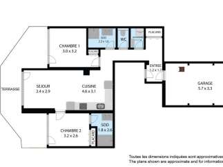 Discover this charming property featuring a spacious living area, a well-equipped kitchen, and two comfortable bedrooms.