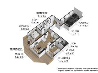 Discover this charming property featuring two bedrooms, a spacious living area, and a modern kitchen.