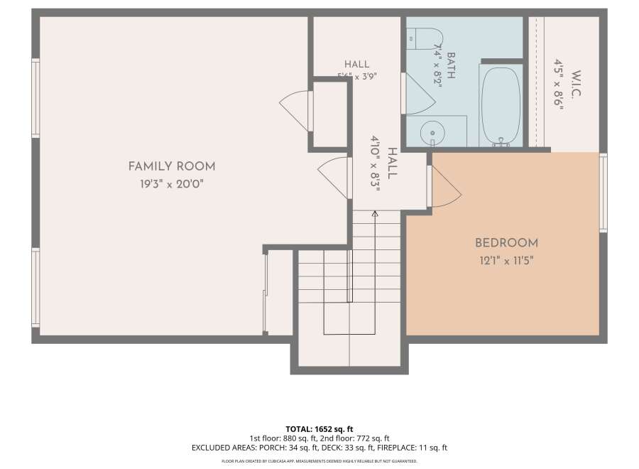 Discover this spacious floor plan featuring a large family room measuring 19'3' x 20'0', perfect for gatherings.