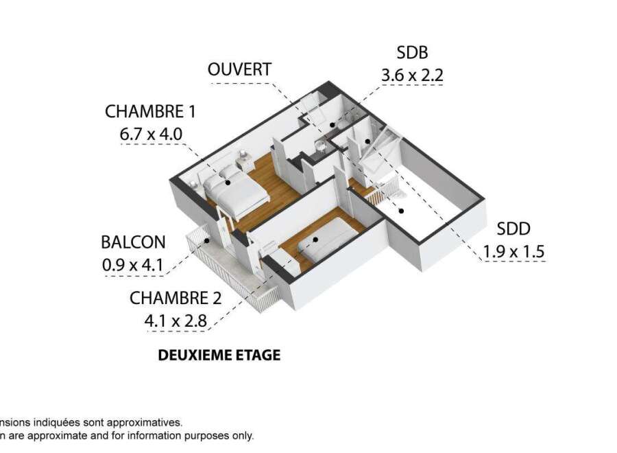 Discover this charming second-floor apartment featuring two spacious bedrooms, including a master suite (6.