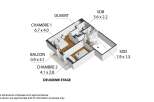 Discover this charming second-floor apartment featuring two spacious bedrooms, including a master suite (6.