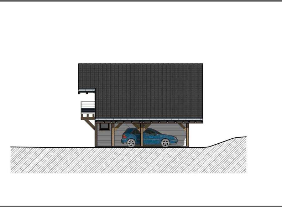 Discover this modern home featuring a spacious covered carport perfect for two vehicles, seamlessly integrated into the property's design.