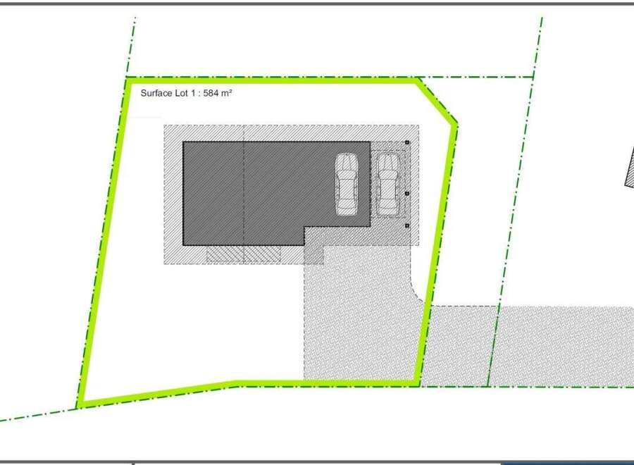 Discover this prime property featuring a spacious 584 m² lot, perfect for your dream home or investment.