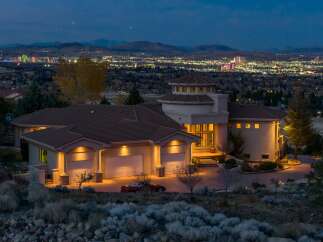 Experience luxury living with this stunning estate offering panoramic city views.