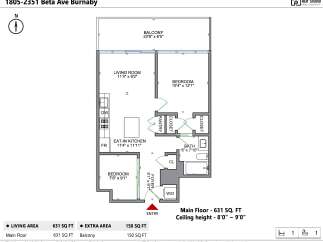 Discover this charming 631 sq ft main floor unit at 1805-2351 Beta Ave in Burnaby.