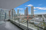 Experience breathtaking city and construction views from this spacious balcony, perfect for enjoying your morning coffee or evening relaxation.