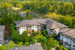 Discover modern living in this stunning apartment complex, nestled amidst lush greenery and mature trees.