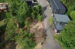 Discover this prime vacant land, outlined in red, offering a unique opportunity for development.