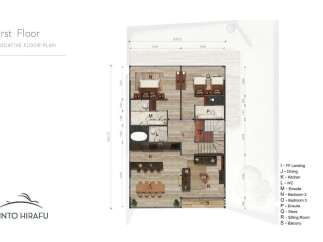 Discover this stunning first-floor indicative floor plan, featuring a spacious layout designed for modern living.