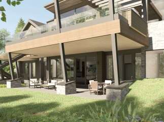 Experience luxury living in this modern architectural masterpiece, featuring expansive glass walls and multiple levels of outdoor living space.