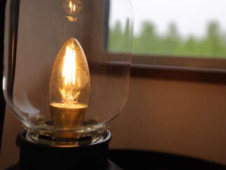 Experience warm and inviting ambiance with this vintage-style Edison bulb, perfect for adding a touch of classic charm to any room.