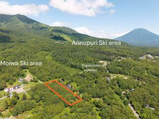 Discover this prime parcel of land nestled amidst the lush greenery of Niseko, Japan.