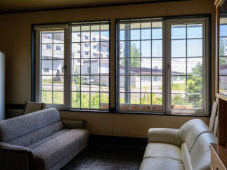 Step into this inviting living space featuring two comfortable sofas, perfect for relaxation and entertaining.