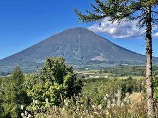 Experience breathtaking views of Mount Daisen from this stunning property, offering a serene escape into nature.