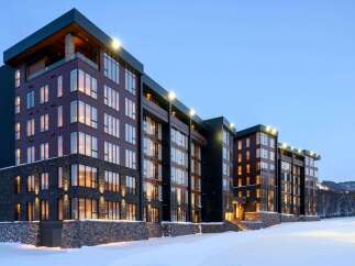 Experience luxury mountain living in this stunning contemporary ski resort property.