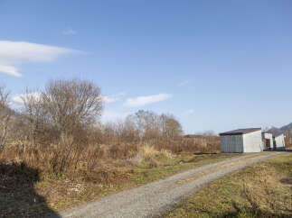 Discover this unique property featuring practical outbuildings, perfect for storage or workshops.