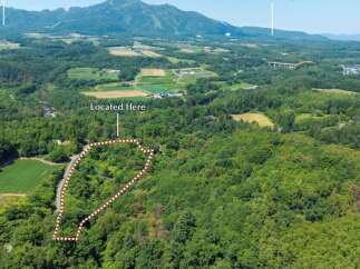 Discover this prime parcel of land, highlighted with a dotted red outline and marked 'Located Here'.