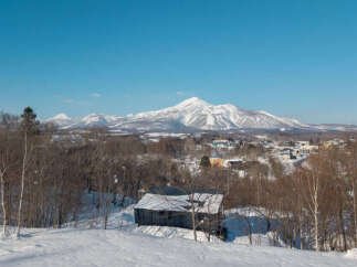 Experience the serene beauty of a winter wonderland with this picturesque property.
