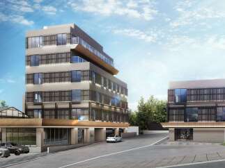 Discover modern living in this stunning architectural gem, featuring a sleek, multi-story design with expansive windows and elegant balconies.
