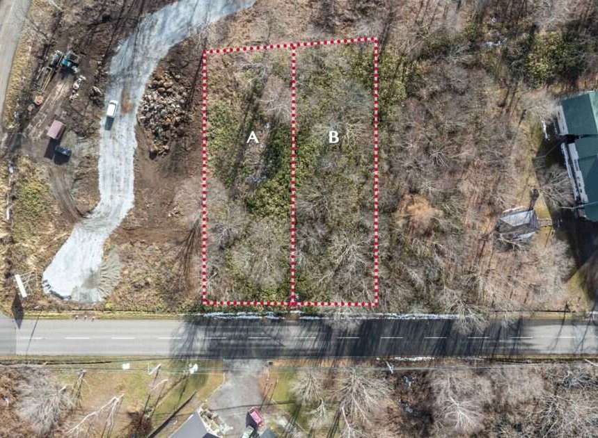 Discover this prime real estate opportunity featuring two distinct parcels, labeled A and B, ready for your vision.