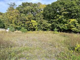Discover this expansive lot, perfect for your next project, nestled against a backdrop of lush, mature trees.