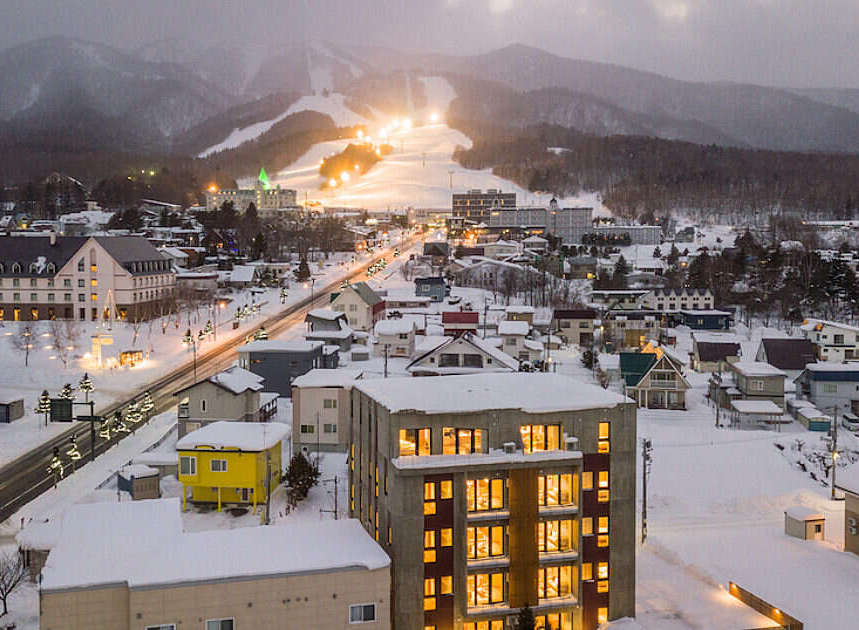 Experience the charm of a winter wonderland with this stunning property nestled in a snowy mountain town.