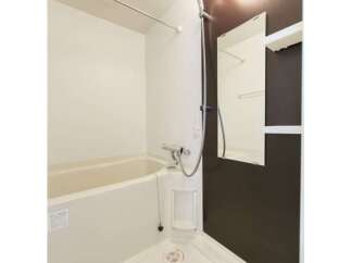 This modern bathroom features a deep soaking tub and a separate shower area with a sleek showerhead.