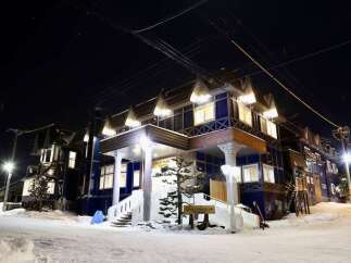 Experience a winter wonderland at this charming chalet, perfect for a cozy getaway.