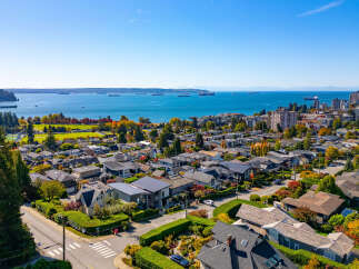Experience breathtaking panoramic views of the ocean and city skyline from this stunning property.