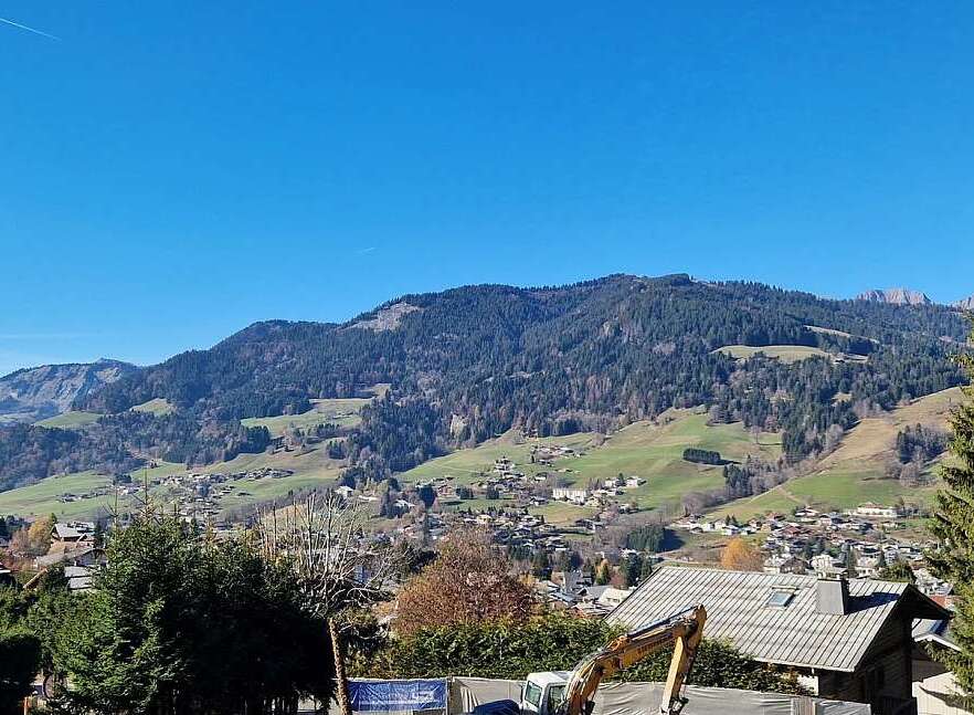 Experience breathtaking mountain views from this stunning property, nestled amidst rolling green hills and charming alpine villages.
