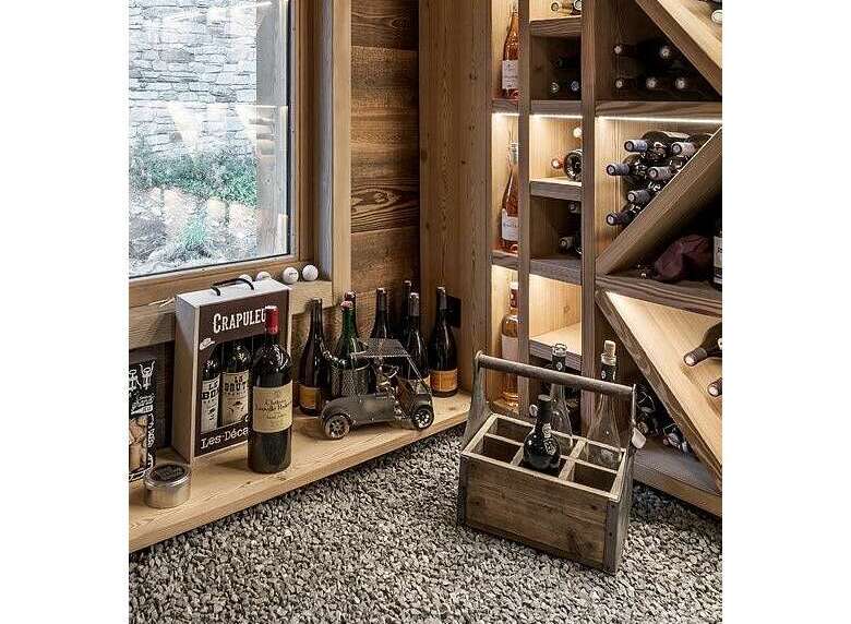 Discover a sophisticated wine cellar designed for the discerning collector.