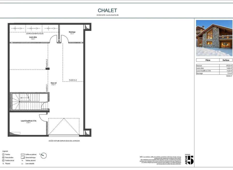 Discover this spacious chalet featuring a large basement area of 87.