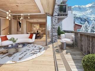 Apartment for sale in Val D Isere with 3 Bedrooms and Ski in