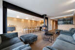 Experience luxurious mountain living in this stunning open-plan living and dining area.