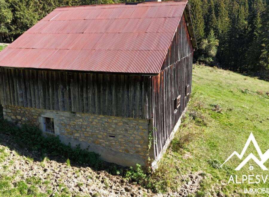 Discover this charming rustic property nestled in a serene mountain landscape.