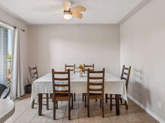 Enjoy meals in this charming dining area, perfect for hosting family and friends.
