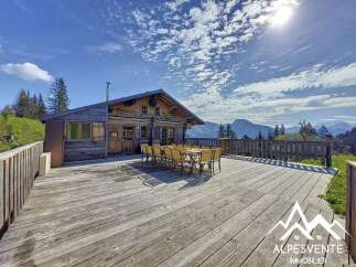 Experience the charm of this rustic mountain chalet, perfect for a getaway.
