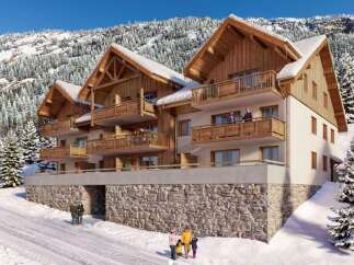 Experience luxury mountain living in this stunning chalet-style residence, nestled amidst snow-covered peaks and evergreen forests.