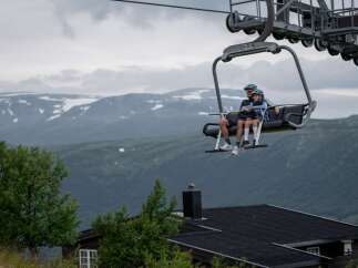 Experience breathtaking mountain views from this stunning property, perfect for outdoor enthusiasts.