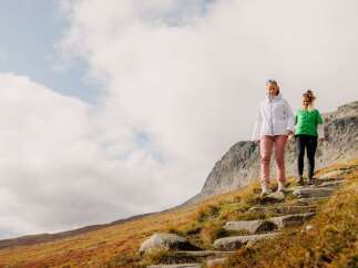 Experience the breathtaking beauty of nature with this stunning mountain landscape.