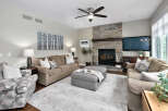Step into this inviting living room, perfect for relaxation and entertaining.