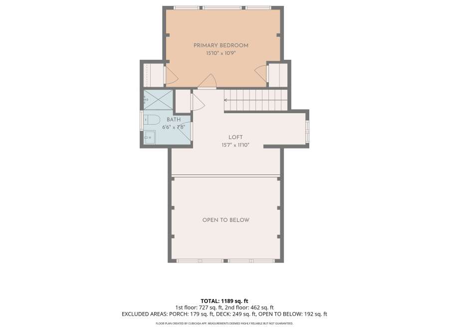 Discover this charming home featuring a spacious primary bedroom (15'10' x 10'9') and a versatile loft area (15'7' x 11'10').