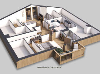 Discover this charming 3-bedroom apartment, ideal for families or those seeking extra space.