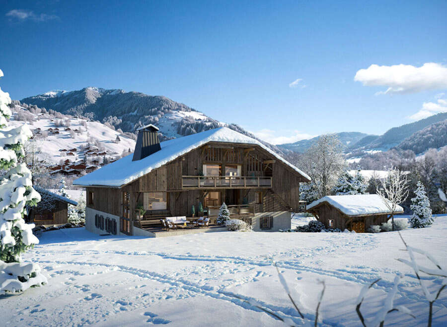 Experience the ultimate winter retreat in this stunning alpine chalet, nestled amidst snow-covered mountains and picturesque villages.
